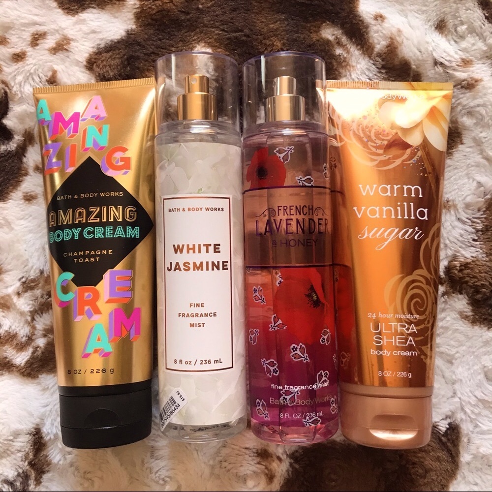 Four Piece Bath and Body Works Bundle!
